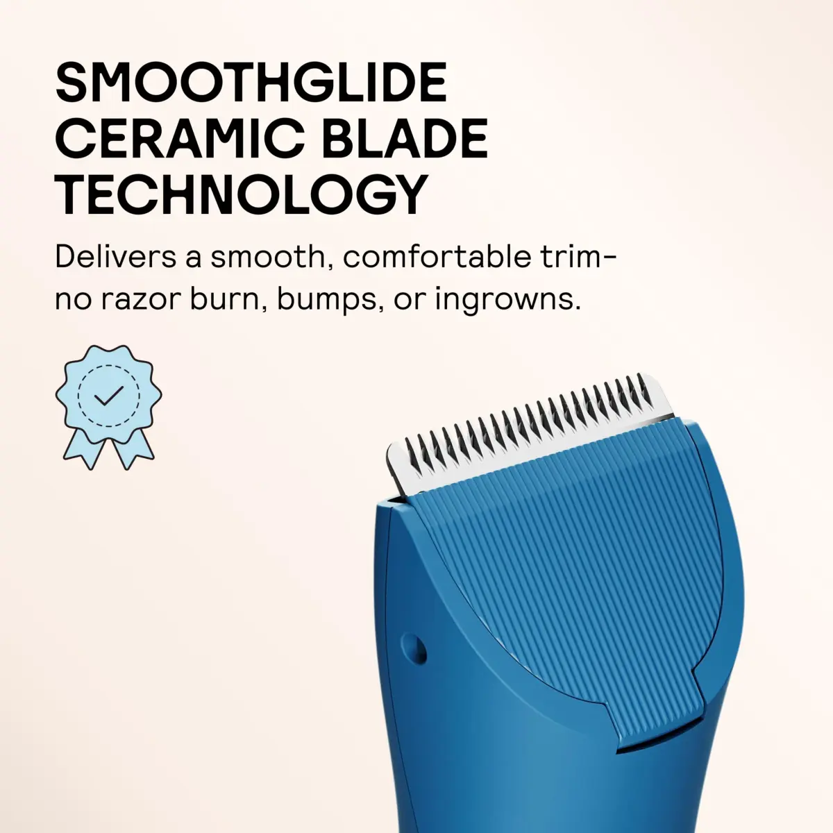 MERIDIAN The Trimmer Original Body Hair Trimmer for Men, Waterproof & Rechargeable, 3-12mm Guides | Smooth, Irritation-Free Grooming - view 6
