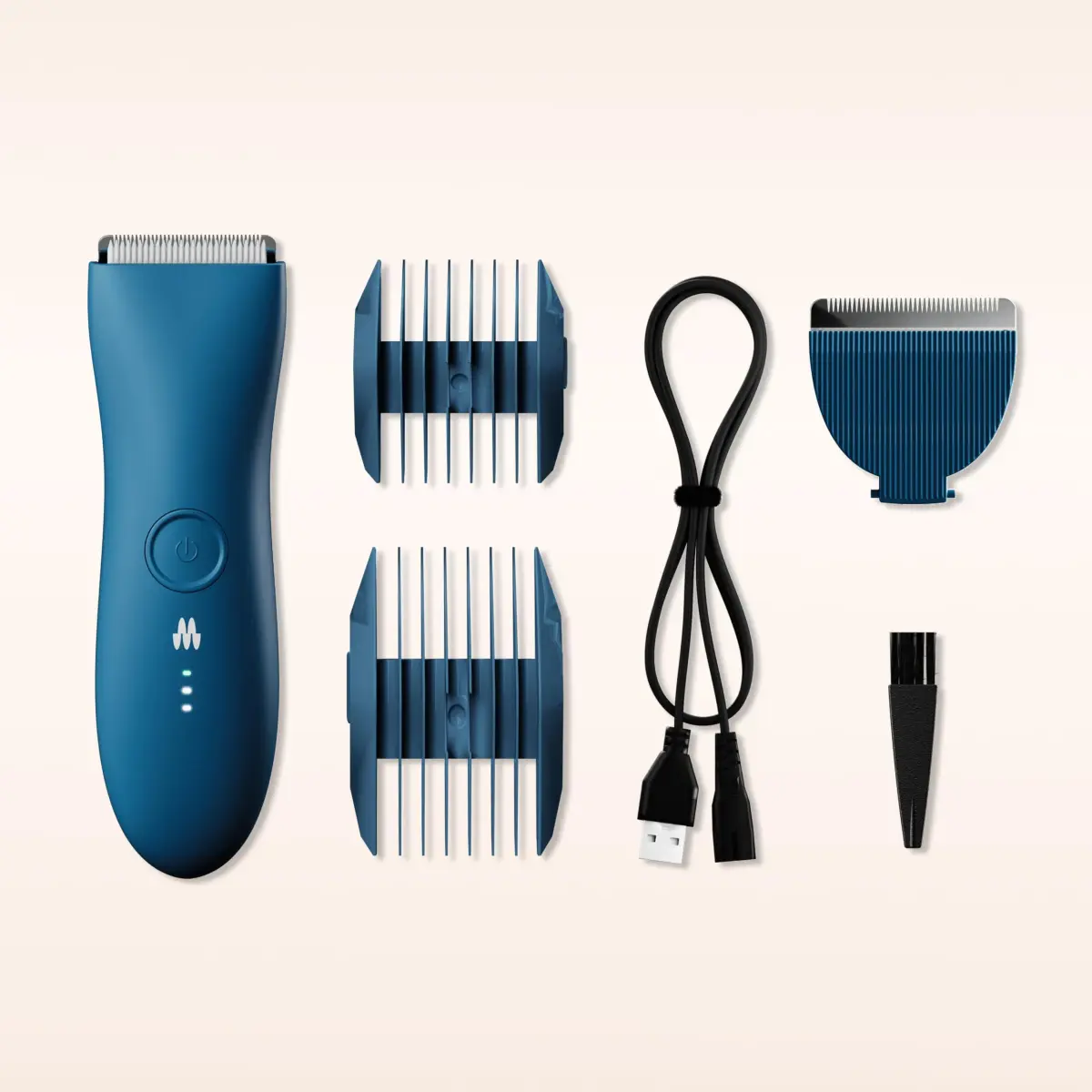 MERIDIAN The Trimmer Original Body Hair Trimmer for Men, Waterproof & Rechargeable, 3-12mm Guides | Smooth, Irritation-Free Grooming - view 8