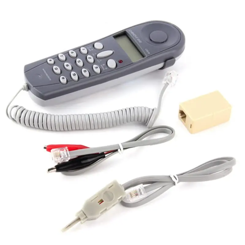 OFCN Telephone Line Network Cable Tester Tool Set with Connectors | Works Without Battery - view 2