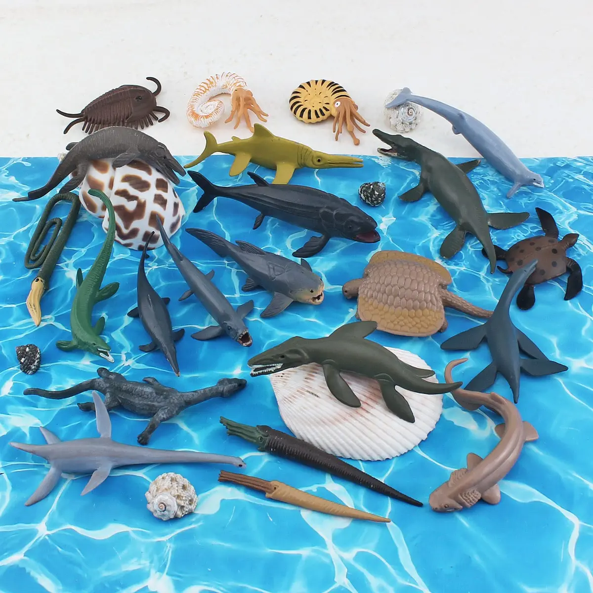 GUFOPONAS 22PCS Prehistoric Sea Creatures Toy Set | 4 Inch Marine Animal Figures for Kids - view 3