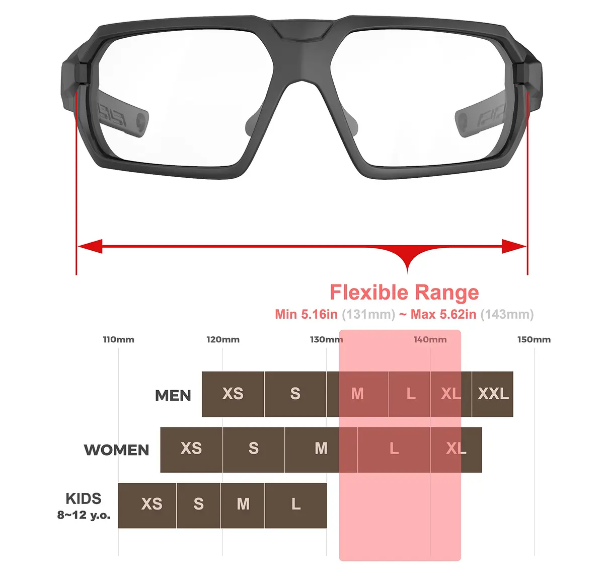 HTS HUNTERSKY Q37 Anti Fog Tactical Shooting Glasses Large | Ballistic Eye Protection OSHA - view 9