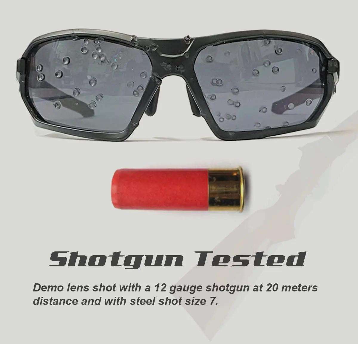 HTS HUNTERSKY Q37 Anti Fog Tactical Shooting Glasses Large | Ballistic Eye Protection OSHA - view 3