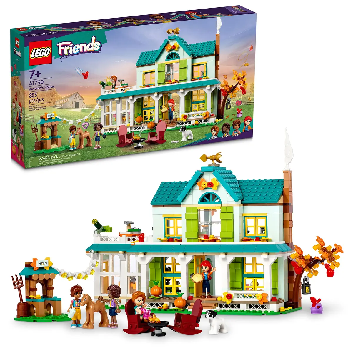 LEGO Friends Autumn's House 41730 | Dolls House Playset with Accessories, Toy Horse & Mia Mini-Doll for Kids 7+ - main product image
