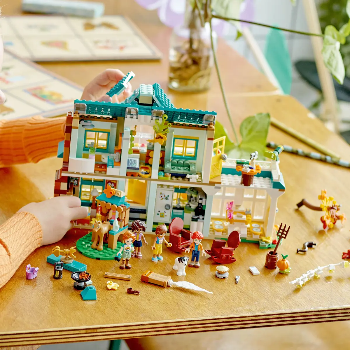 LEGO Friends Autumn's House 41730 | Dolls House Playset with Accessories, Toy Horse & Mia Mini-Doll for Kids 7+ - view 3