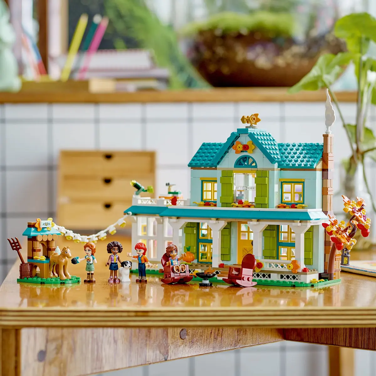 LEGO Friends Autumn's House 41730 | Dolls House Playset with Accessories, Toy Horse & Mia Mini-Doll for Kids 7+ - view 4