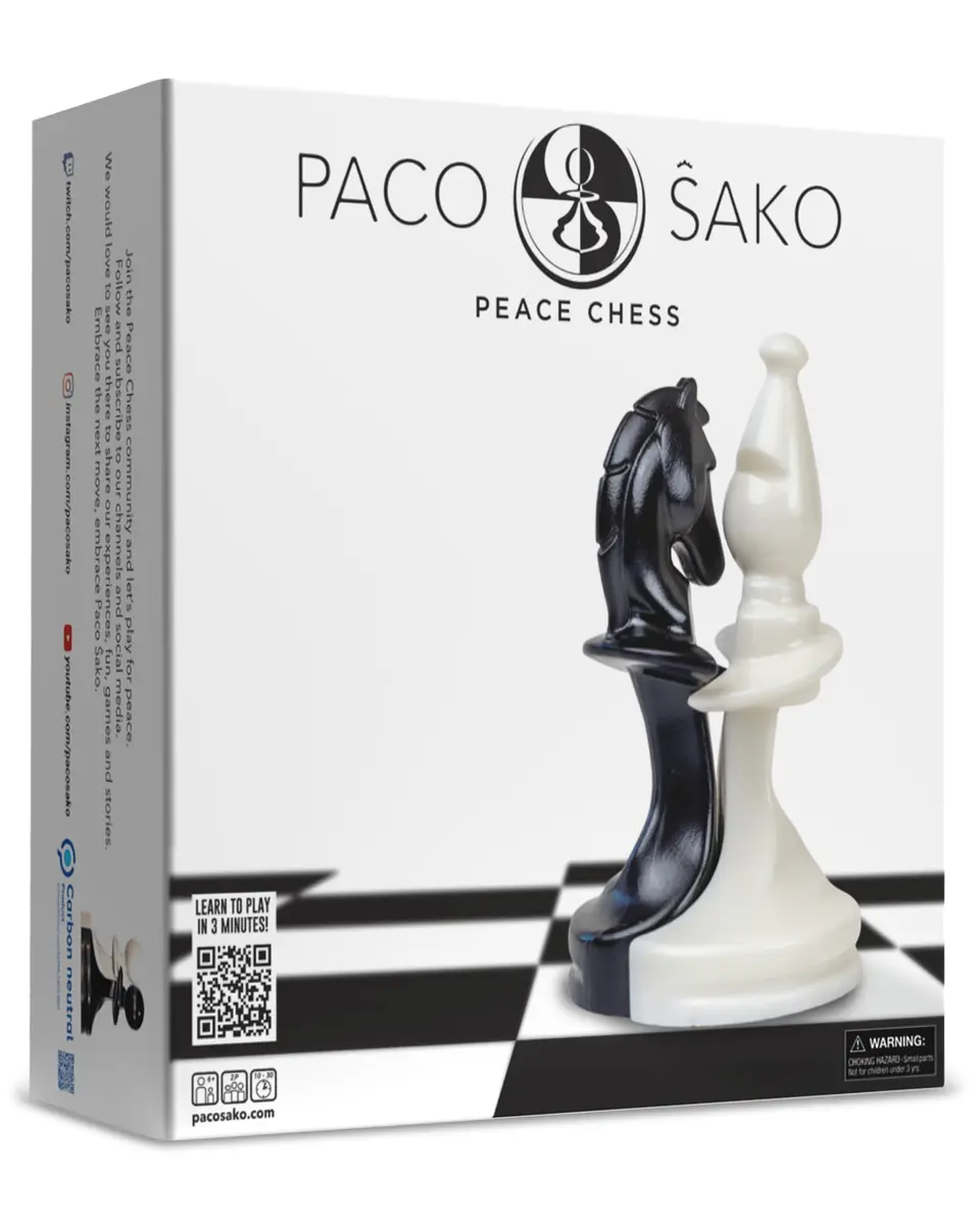 Paco Sako Peace Chess Game | Mindful Strategy for Peace & Fun, 2-Players - main product image