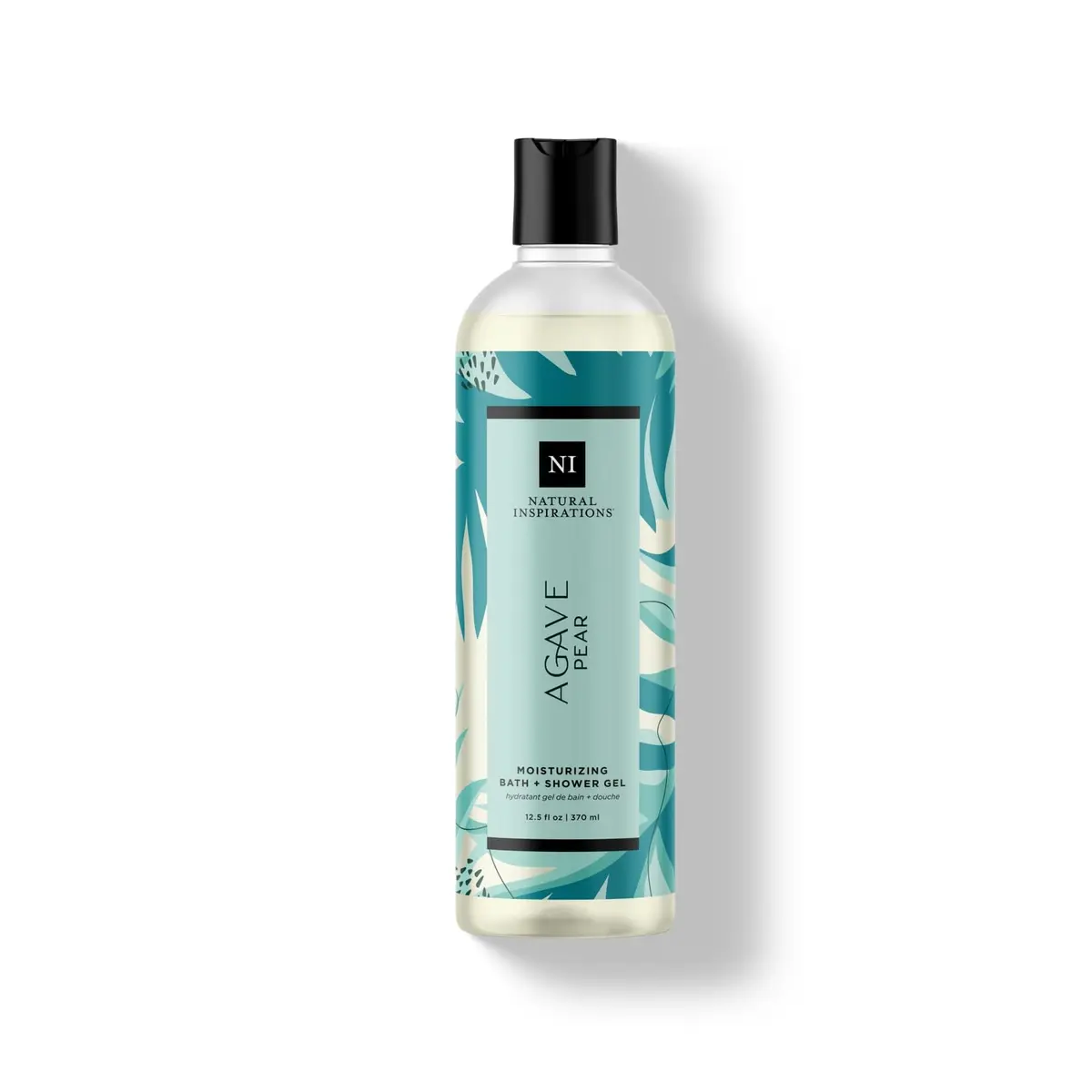 Natural Inspirations Agave Pear Moisturizing Bath & Shower Gel 12.5oz | Sulfate-Free, Hydrating & Vegan - main product image