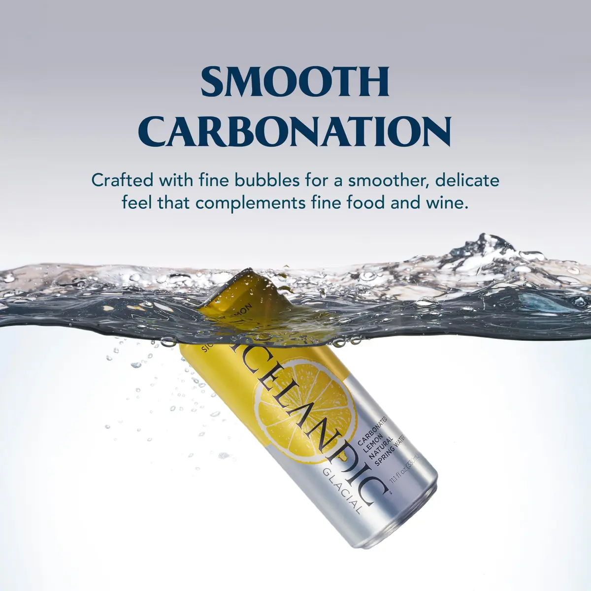 Icelandic Glacial Sparkling Water, Sicilian Lemon, 330mL | Naturally Low Mineral & Alkaline pH 8.4 - view 5