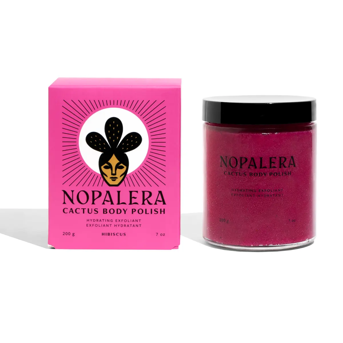 Nopalera Hibiscus Cactus Flower Exfoliant 6 oz | 3-in-1 Cleanser, Moisturizer & Exfoliator, Vegan, Cruelty-Free, Natural Floral Scent - main product image