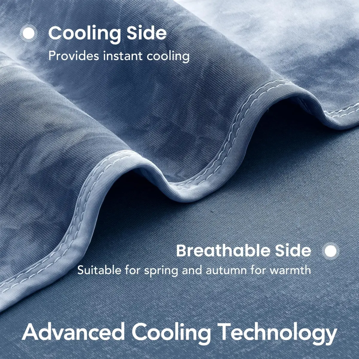 Topcee Cooling Blanket King Size 229cm x 264cm (90"x104") | Breathable Fabric for Hot Sleepers - view 5