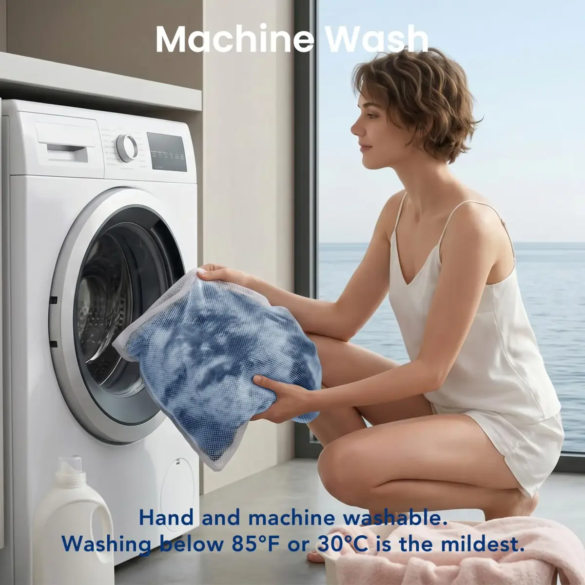 Topcee Cooling Blanket King Size 229cm x 264cm (90"x104") | Breathable Fabric for Hot Sleepers - view 7