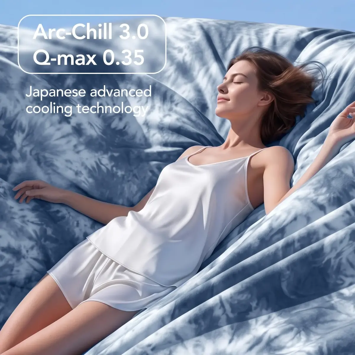 Topcee Cooling Blanket King Size 229cm x 264cm (90"x104") | Breathable Fabric for Hot Sleepers - view 8