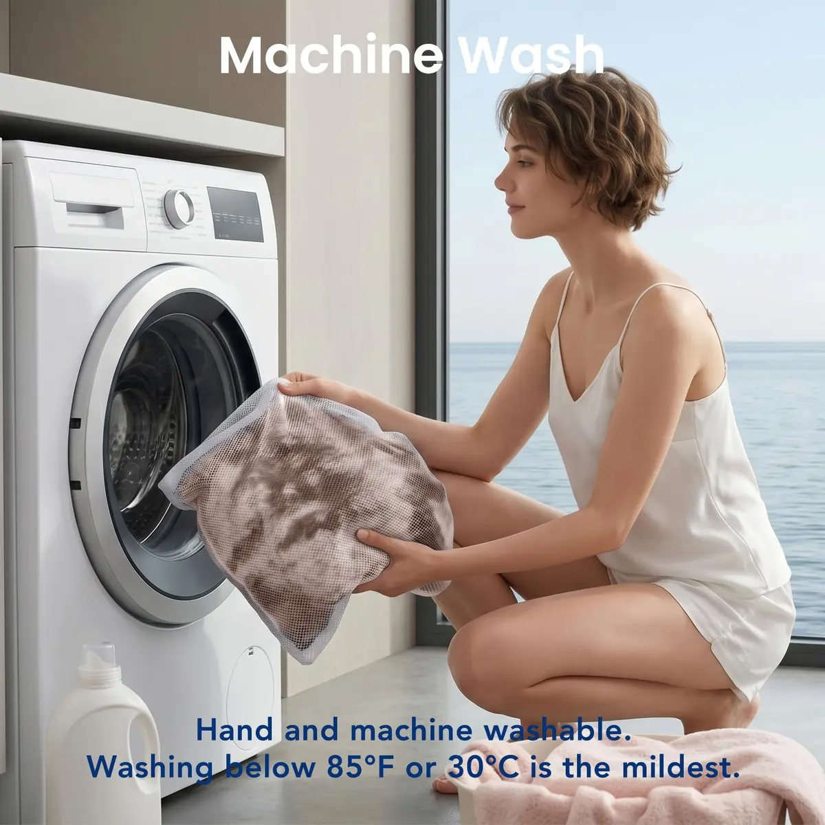 Topcee Cooling Blanket Queen Size 228x228 cm (90"x90") | Breathable & Lightweight for Hot Sleepers - view 7