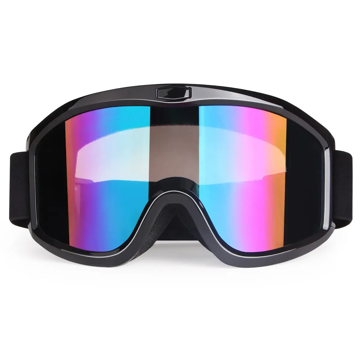 Dmeixs Motorcycle Motocross Goggles Black Frame + Color Lens | UV Protection, Anti-Fog, Impact Resistant - main product image