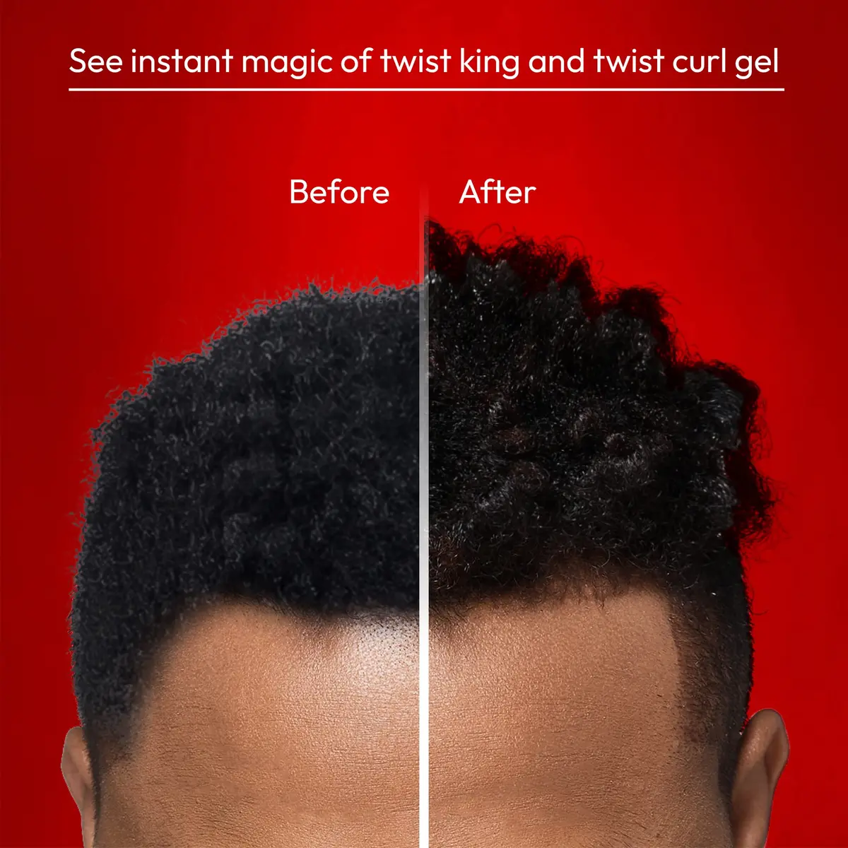 Red by Kiss Hair Brush & Twist Gel Set for Curly Hair | Nourishing & Durable Styling Tools - view 6