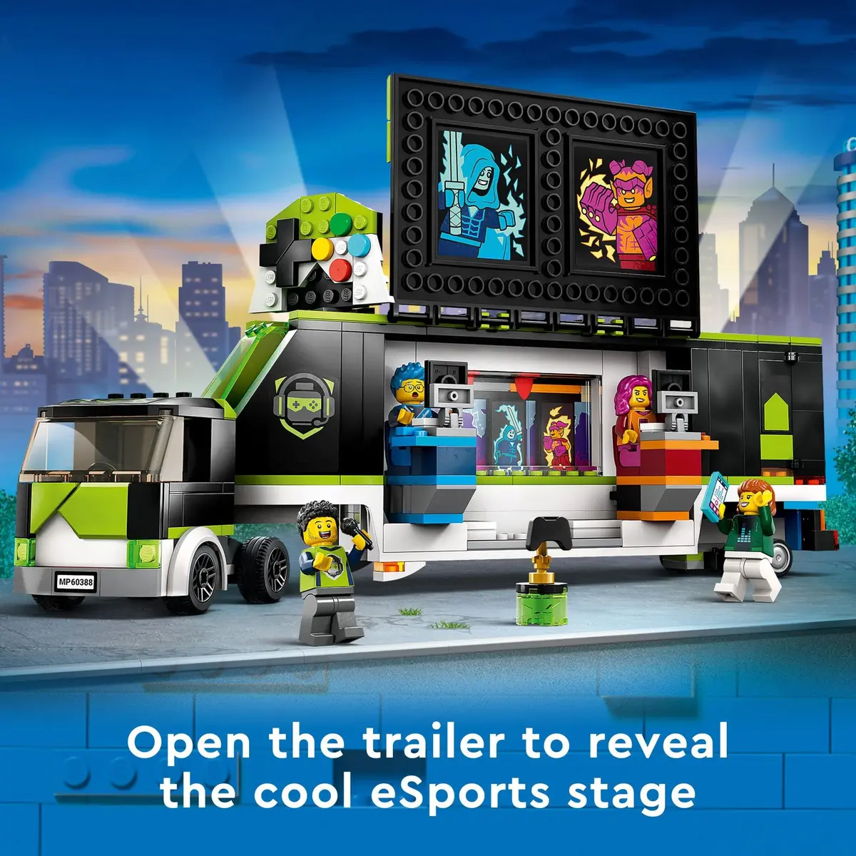 LEGO City Gaming Tournament Truck 60388 | Esports Vehicle Toy Set for Kids 7+ - view 3