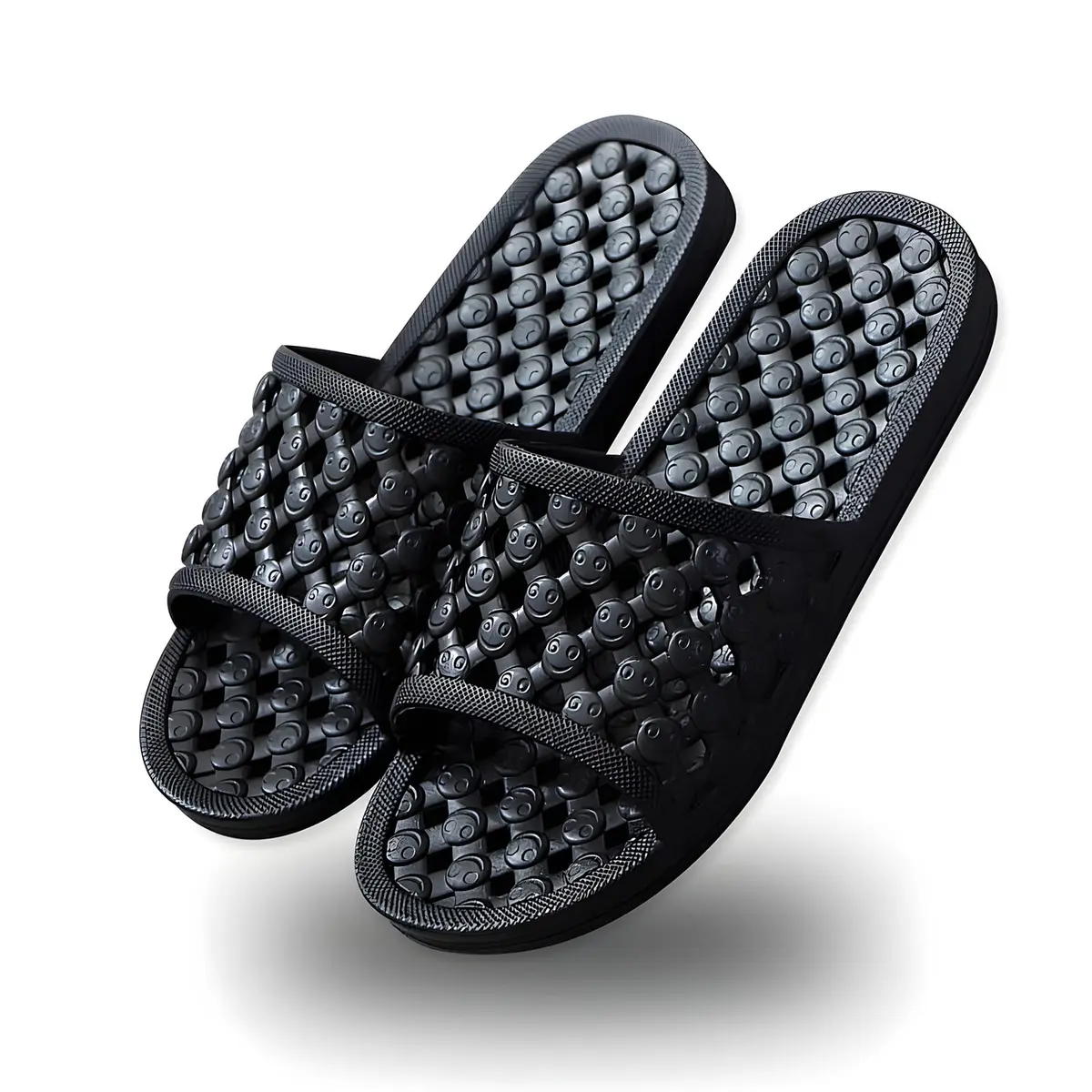 AYYDMY Quick Drying Shower Shoes for Men and Women | Black, US Men 8-10 / Women 9.5-10 - main product image
