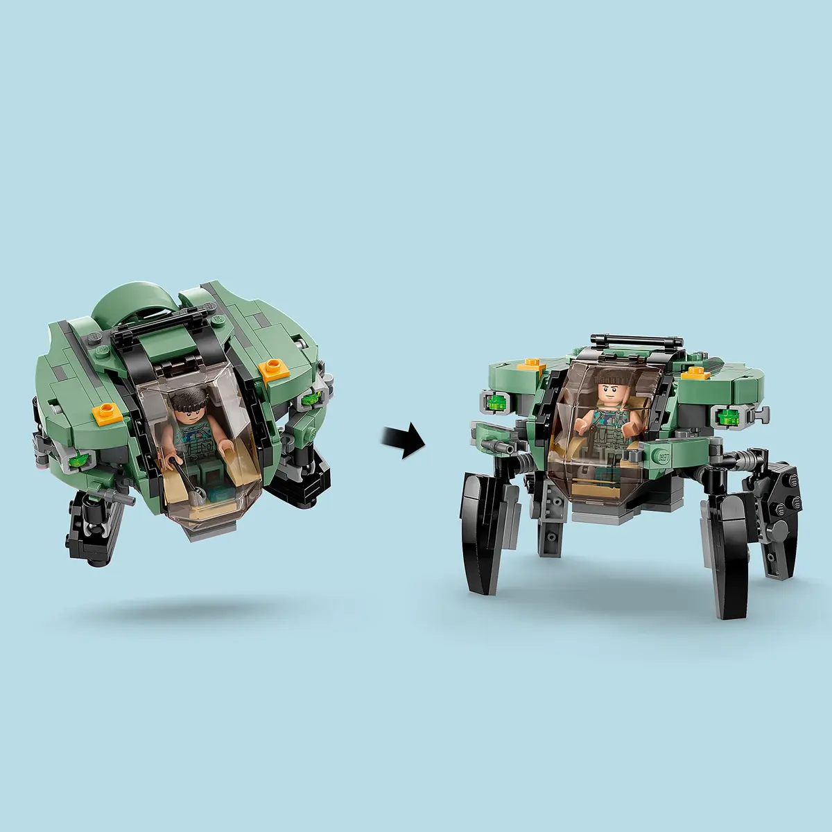 LEGO Avatar: The Way of Water Payakan The Tulkun & Crabsuit 75579 | Movie Underwater Ocean Toy Set for Kids 10+ - view 4