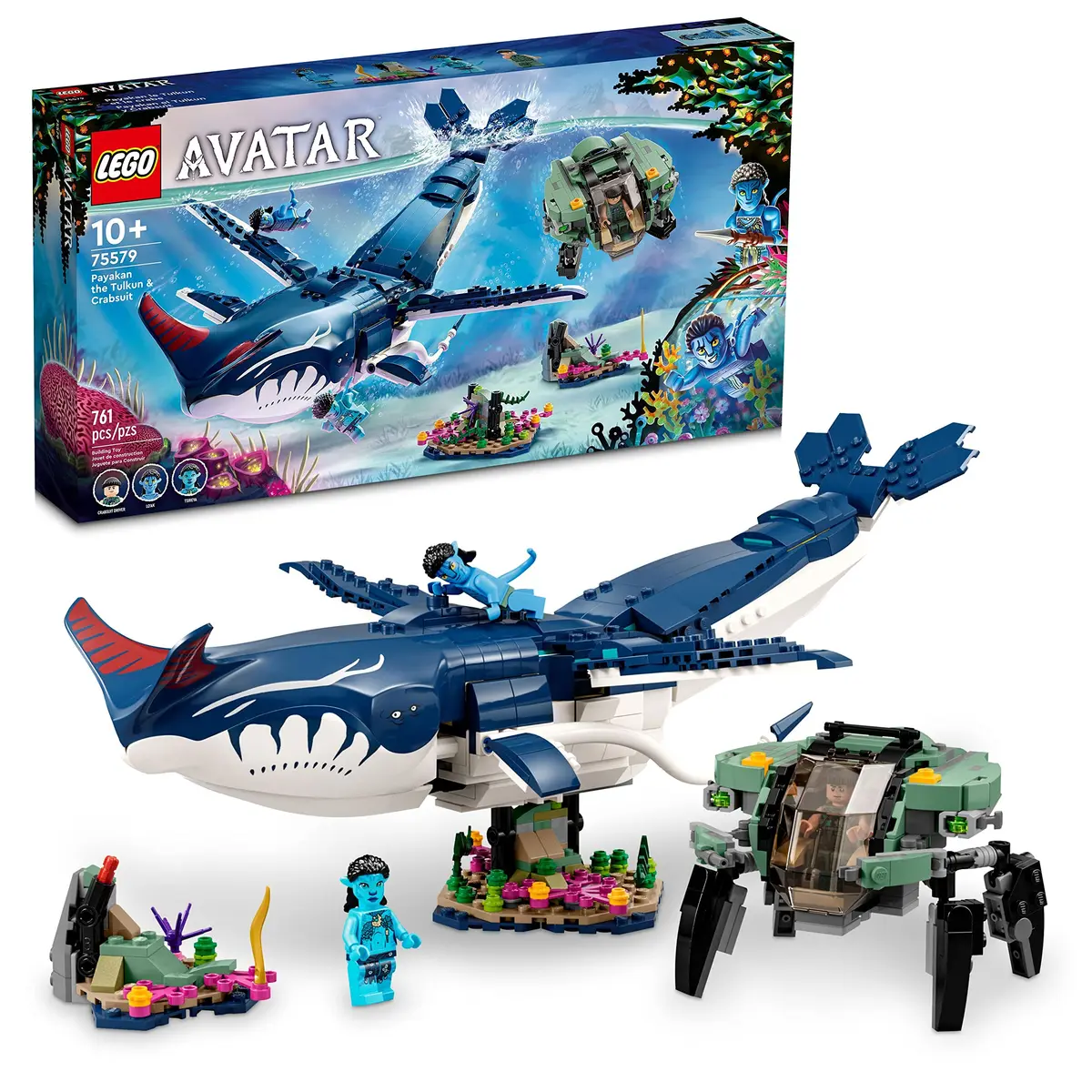 LEGO Avatar: The Way of Water Payakan The Tulkun & Crabsuit 75579 | Movie Underwater Ocean Toy Set for Kids 10+ - main product image