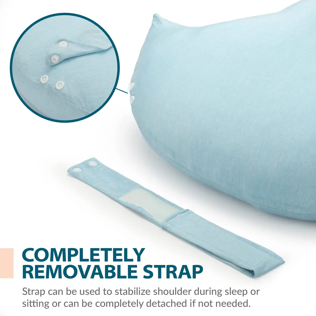 Allersoft Allercool SPJ Pillow for Post Shoulder Surgery Recovery | 33cm (13" L x 4" H x 14" W) - view 9