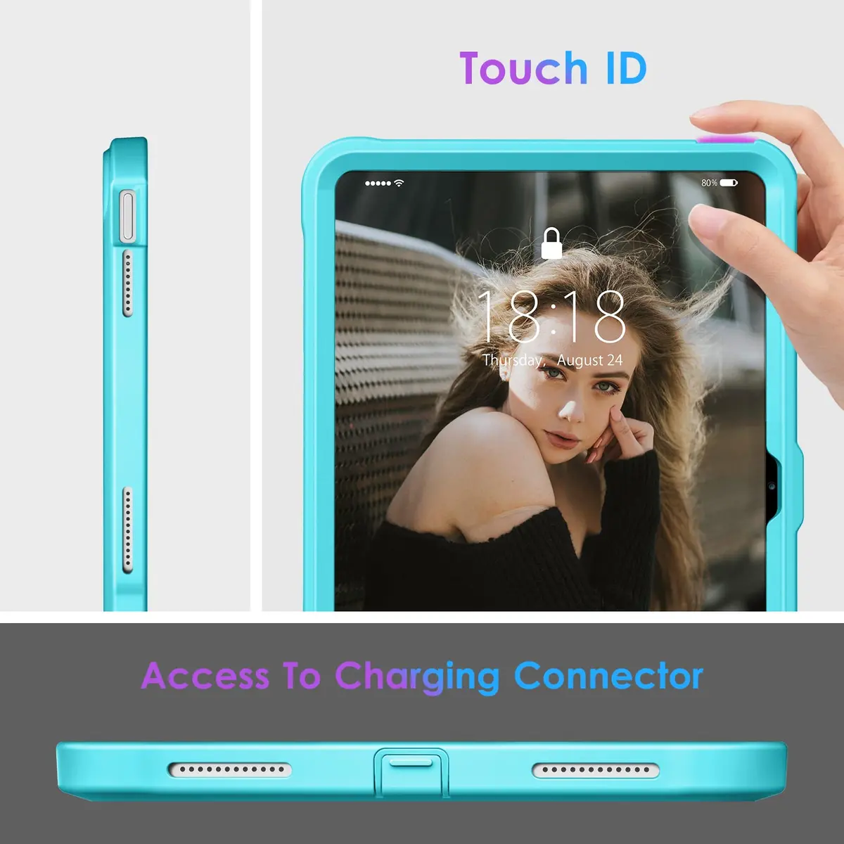 DTTO Case for iPad (A16) 11th/10th Gen 11.9 Inch | Shockproof & Screen Protector - view 5