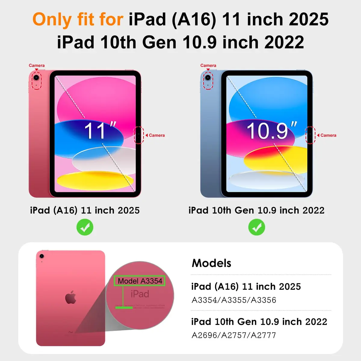 DTTO Case for iPad (A16) 11th/10th Gen 11.9 Inch | Shockproof & Screen Protector - view 2