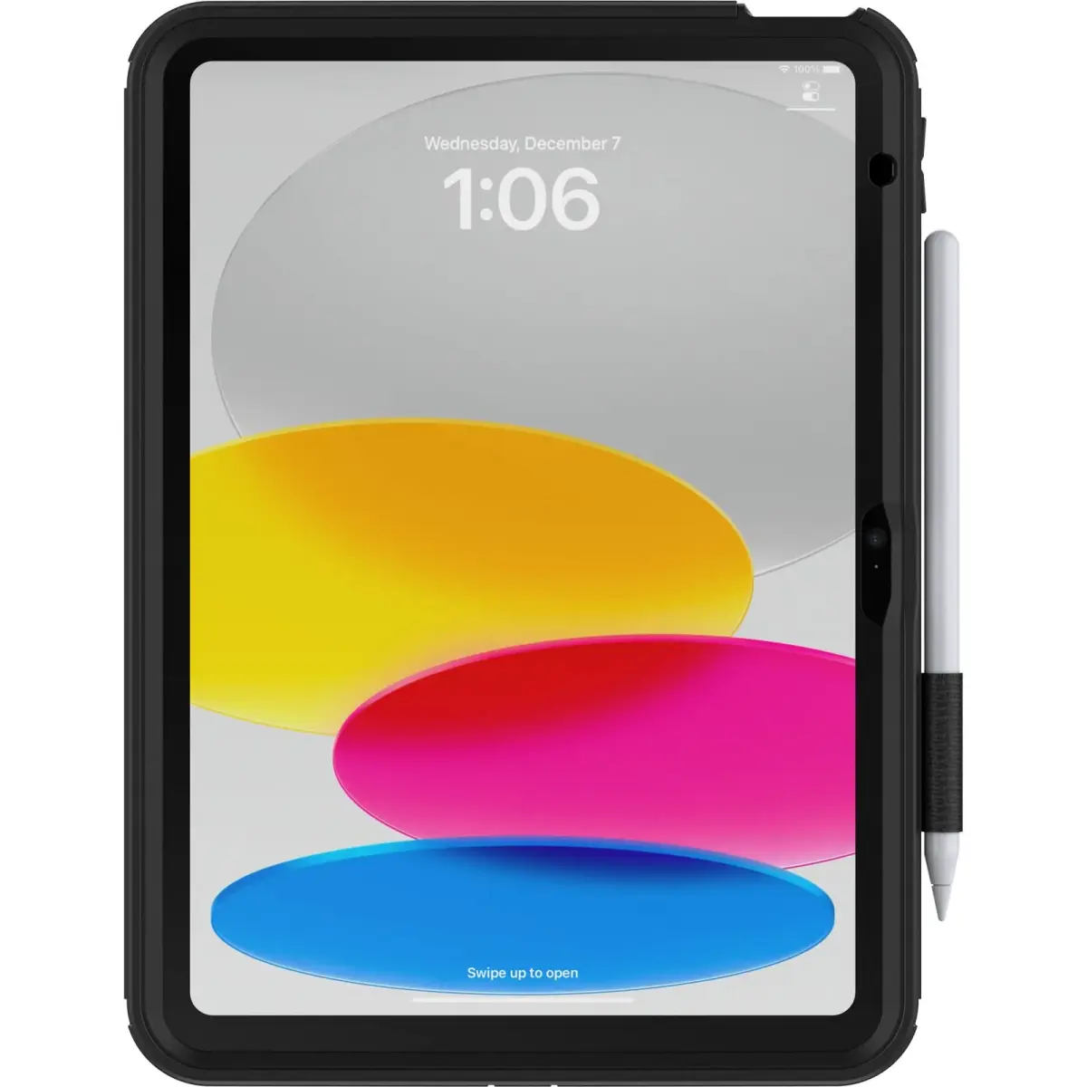 OtterBox Defender Case for iPad 10th Gen (10.9-inch) with Stand & Pencil Holder | Black - view 3