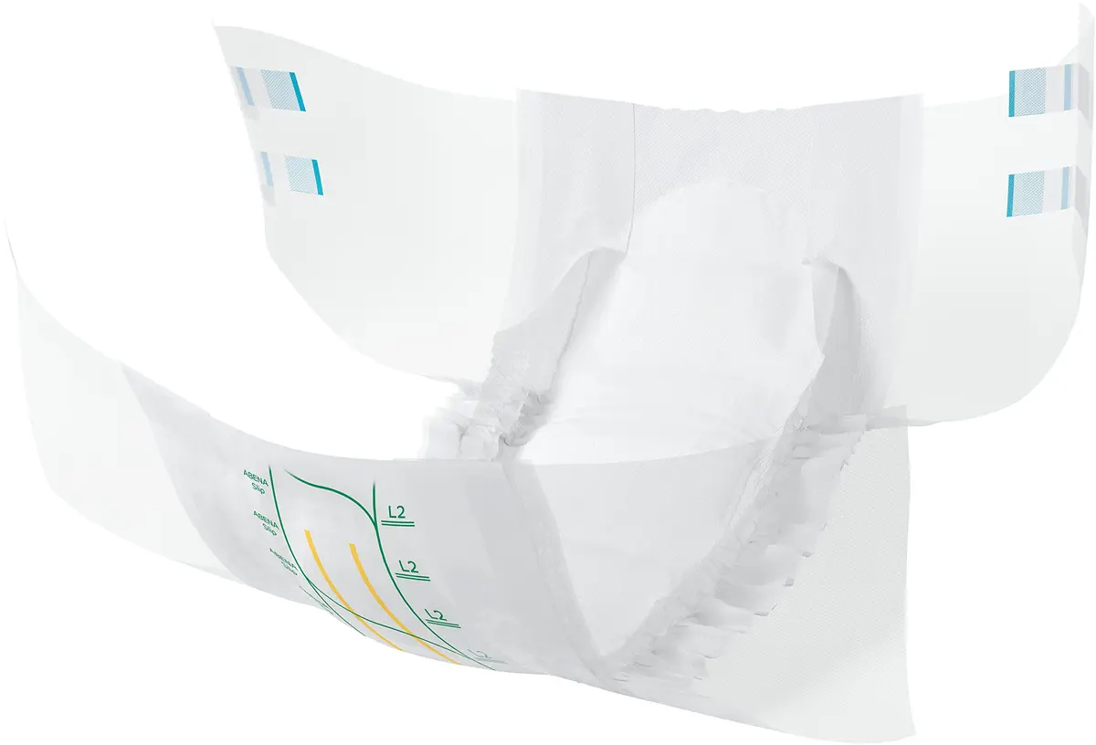 Abena Slip Premium Incontinence Briefs Large | Level 2, 88 Count, Breathable & Leakproof - view 2