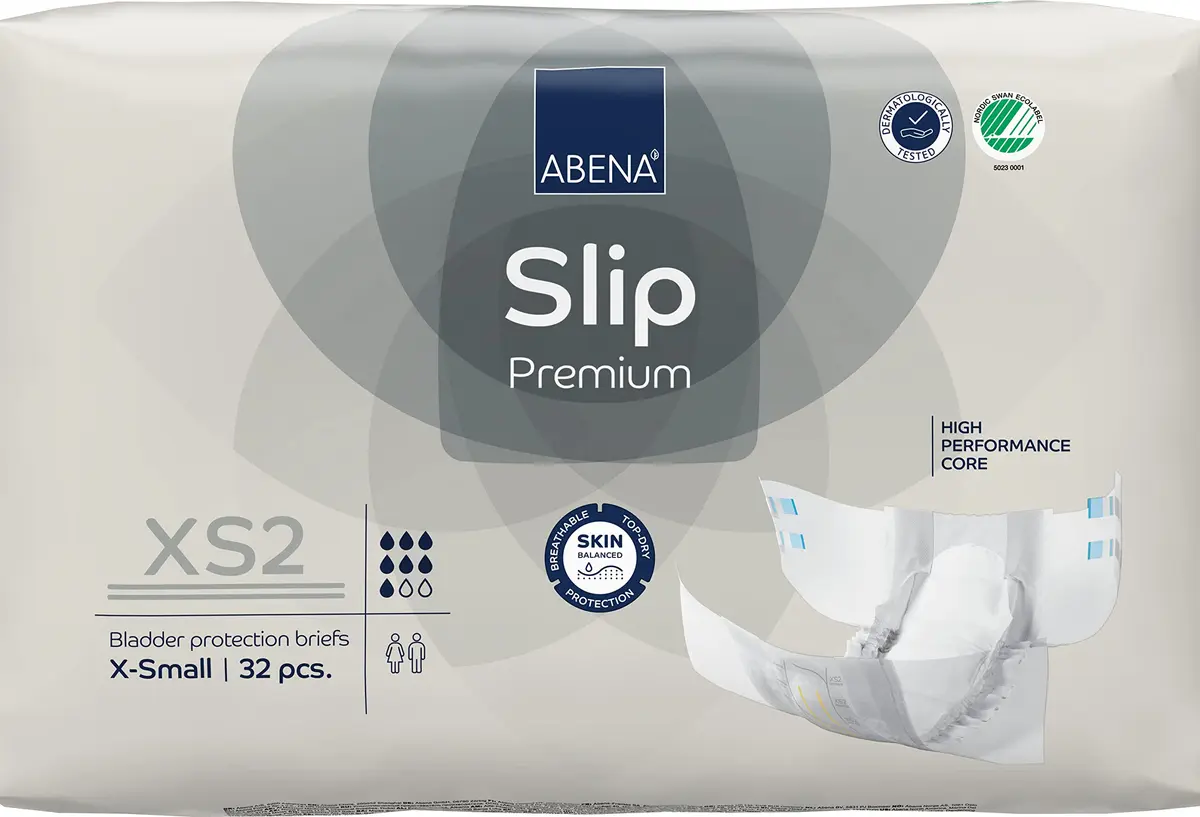 Abena Adult Diapers XS2 | Heavy Absorbency, Breathable, 128 Count - main product image