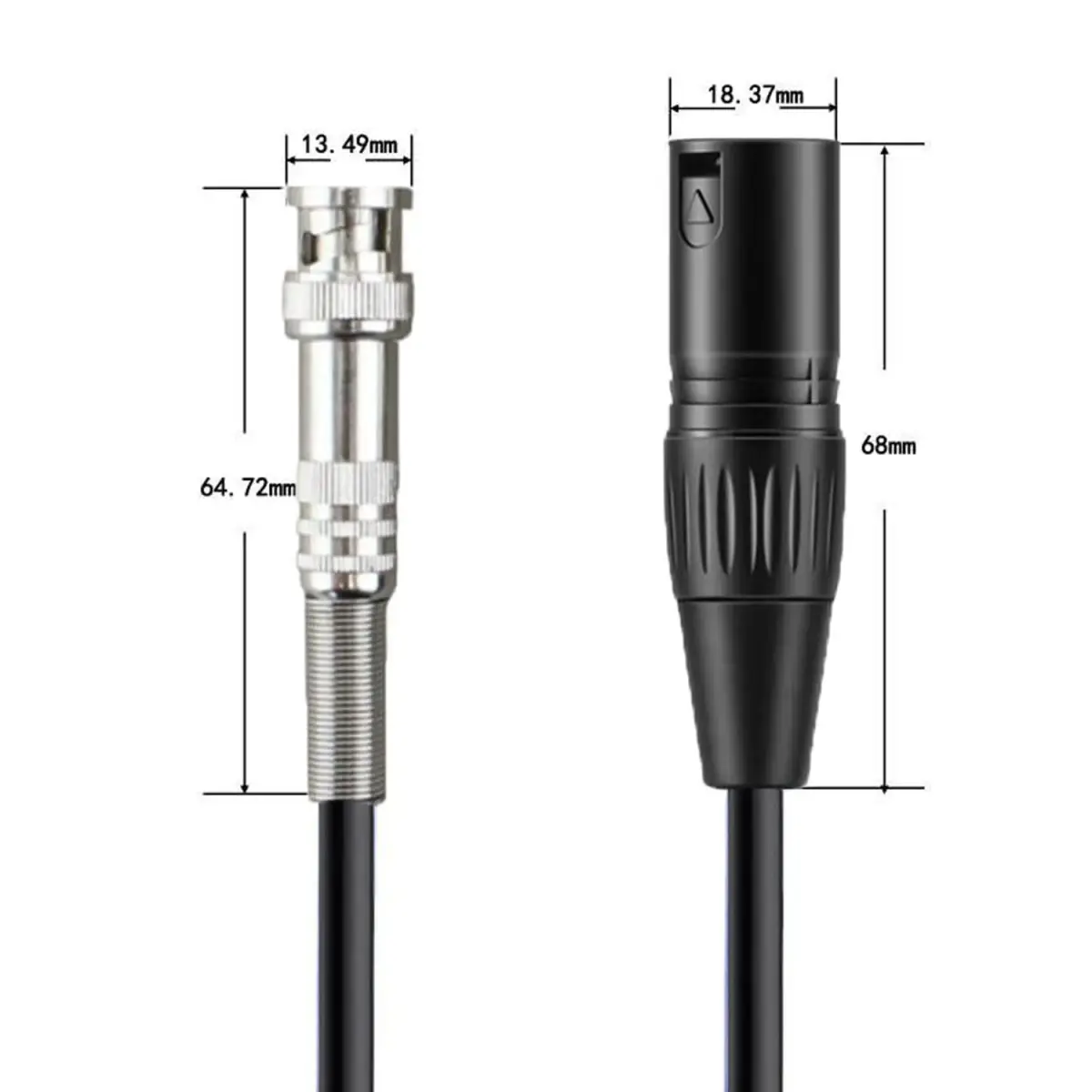 Gotor BNC to XLR Male Cable 1.51 m (4.95 Feet) | Silver Plated Copper Wire for Clear Audio - view 4