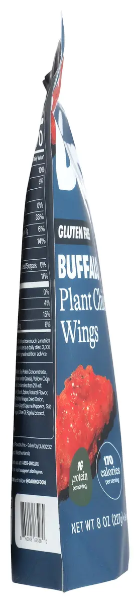 Daring Plant Based Buffalo Chicken Wings 8 OZ | Crispy, Spicy, Protein-Rich - view 4