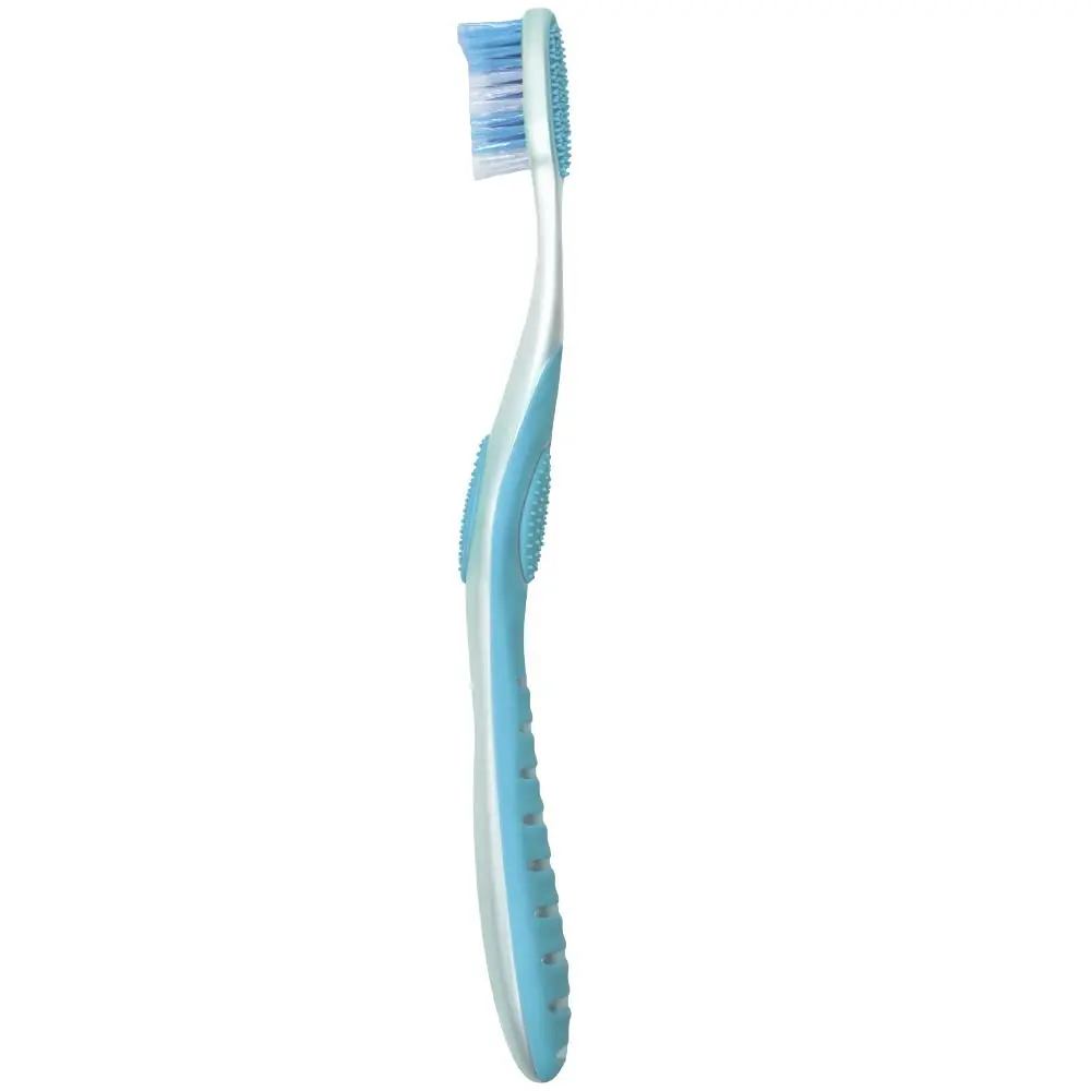 Colgate 360 Enamel Health Sensitive Toothbrush, Compact Head, Extra Soft - Pack of 6 | 48% Softer Bristles for Sensitive Teeth & Gums - view 3