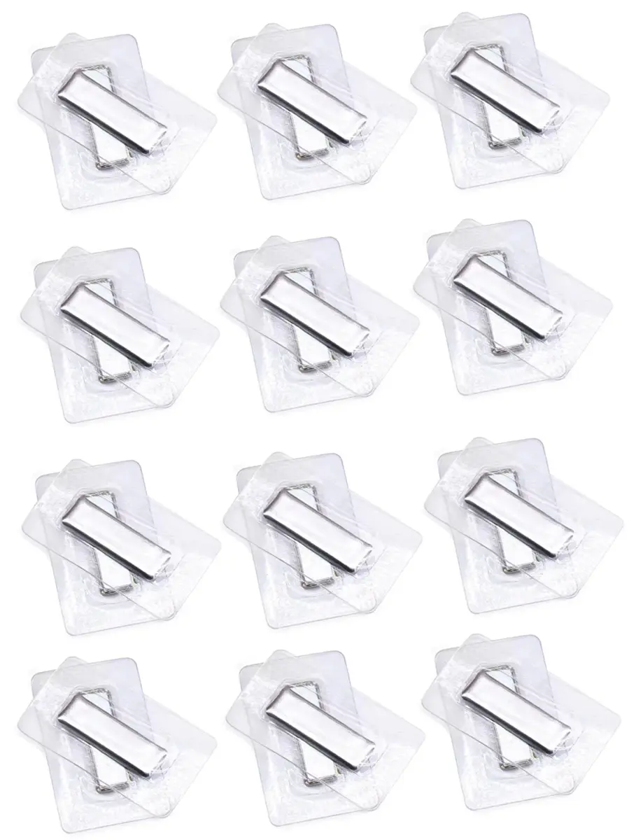 XILEWHZF Hidden Sew Magnetic Snaps (12 Pairs, 25x10mm Magnets) | Invisible Purse Closure Fasteners for DIY Crafts - main product image