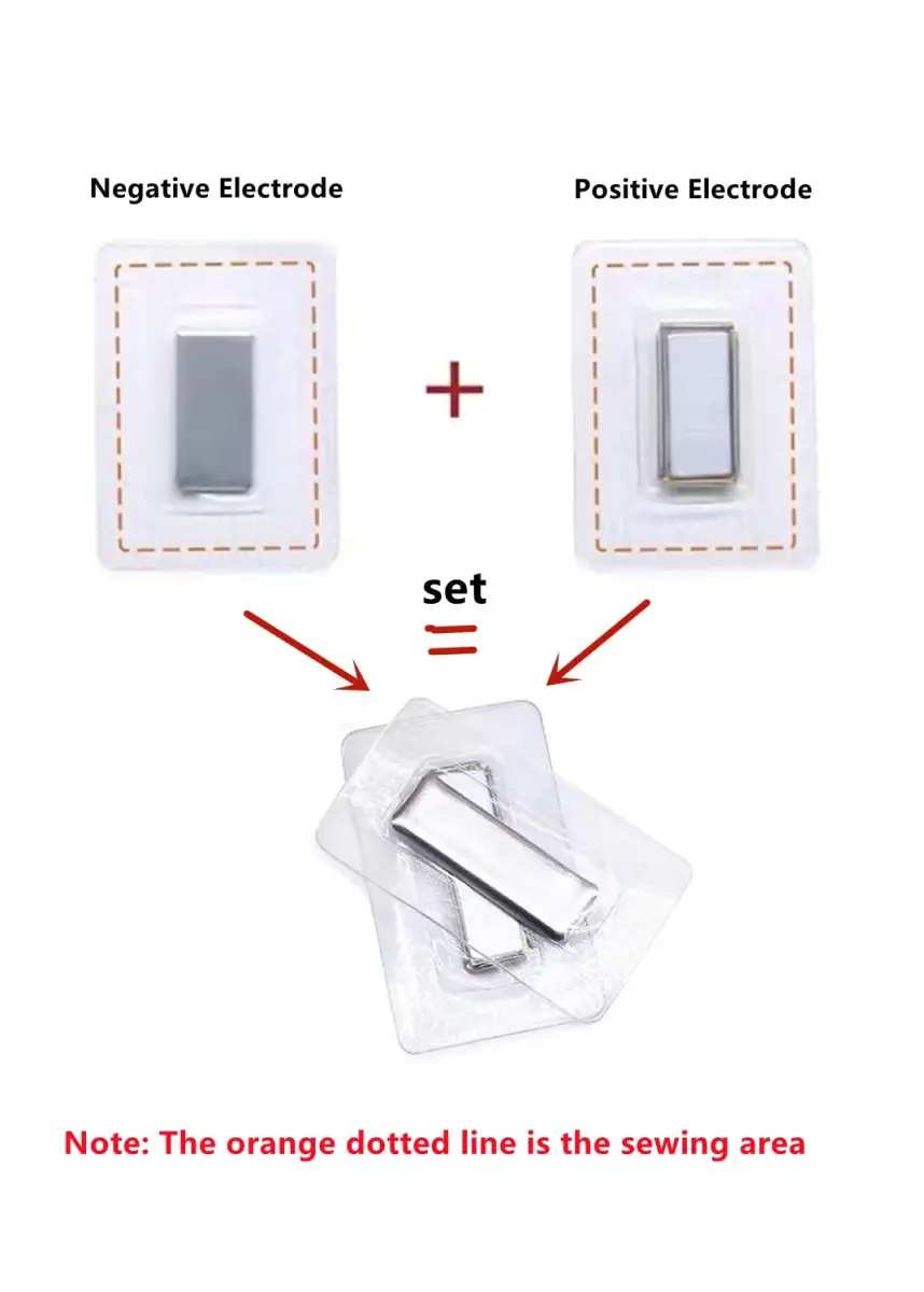 XILEWHZF Hidden Sew Magnetic Snaps (12 Pairs, 25x10mm Magnets) | Invisible Purse Closure Fasteners for DIY Crafts - view 3