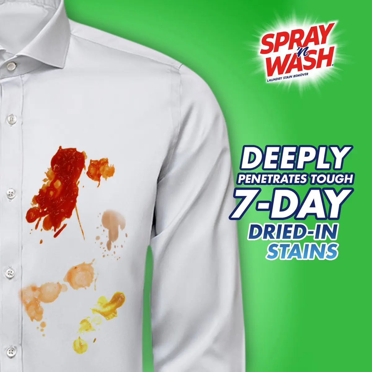Spray 'n Wash Max Gel Stain Stick 6.7 oz | Deep stain removal for laundry - view 5