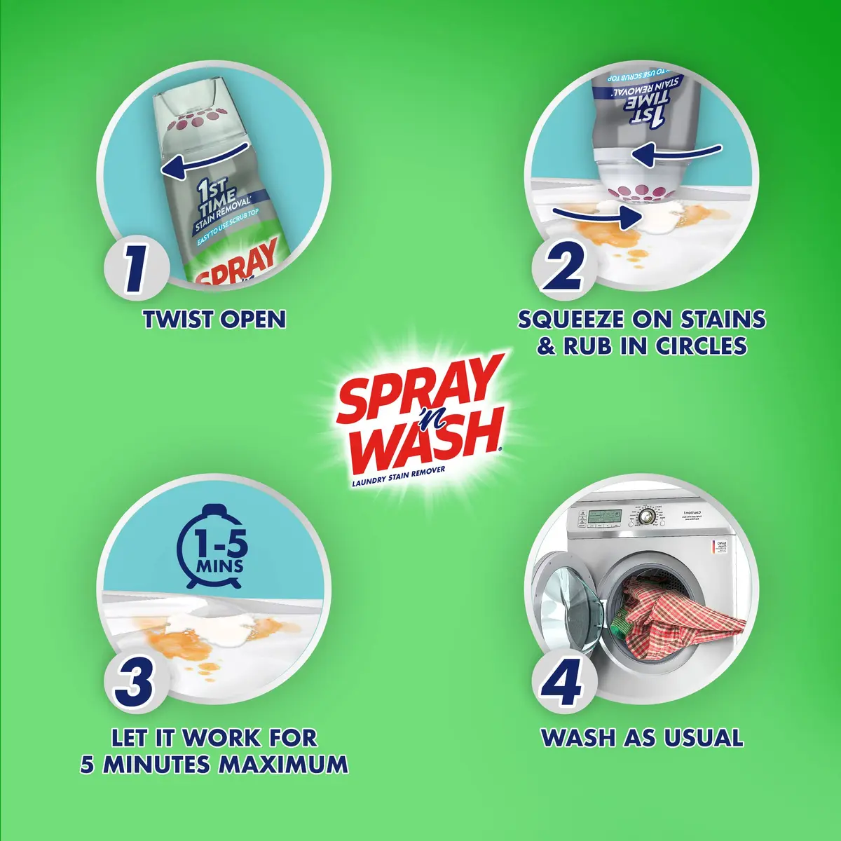 Spray 'n Wash Max Gel Stain Stick 6.7 oz | Deep stain removal for laundry - view 6