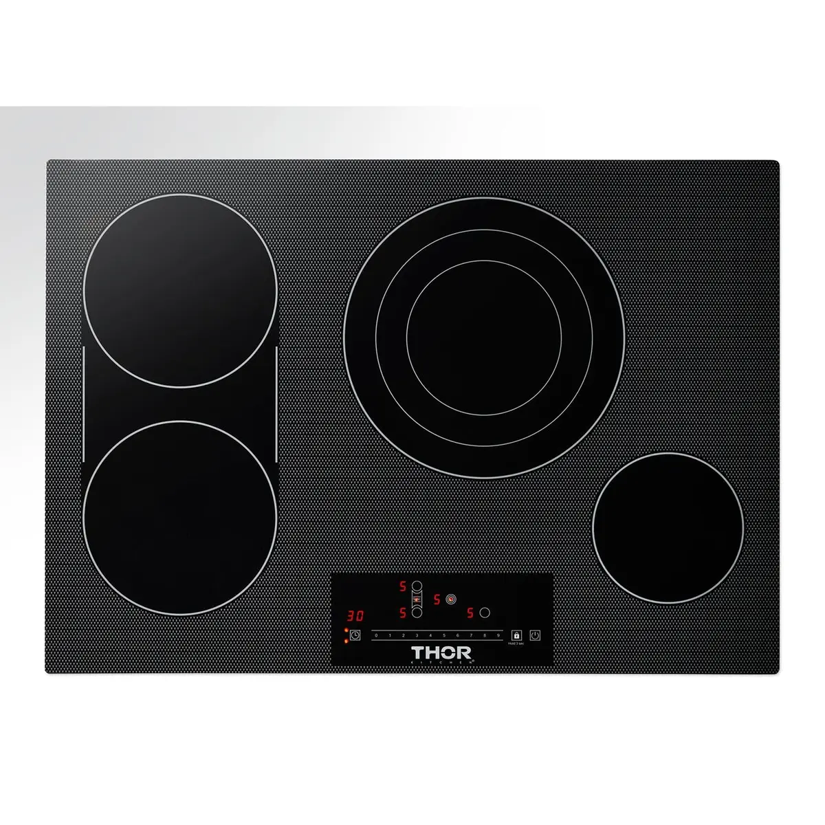 Thor Kitchen 30-Inch Electric Cooktop TEC30 | 4 Elements, 9 Power Levels, Touch Glass Controls - main product image