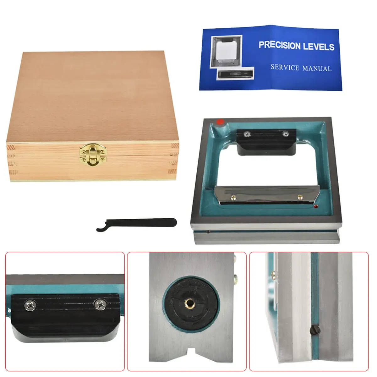 mitoharet 6x1-1/2x 6 In Precision Machinst Spirit Level | Accurate Carbon Steel Level for Home & Workshop - view 5