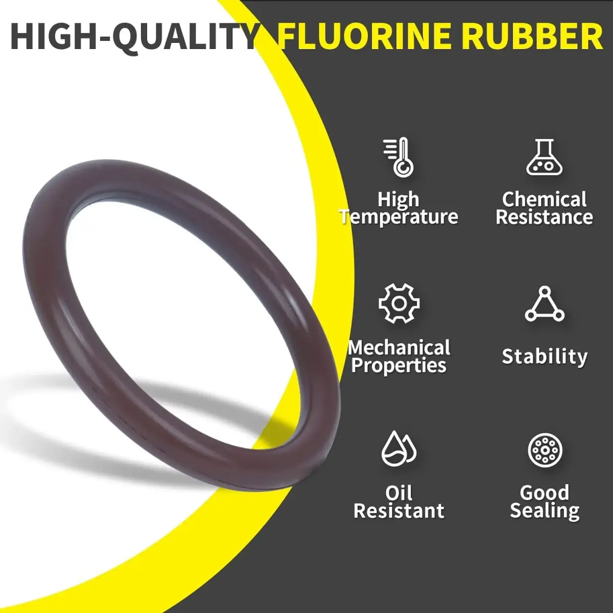 ZDBB Viton O Ring Kit 386 Pcs Metric 30 Sizes | High Temp & Chemical Resistant Assortment for Plumbing & Automotive - view 5