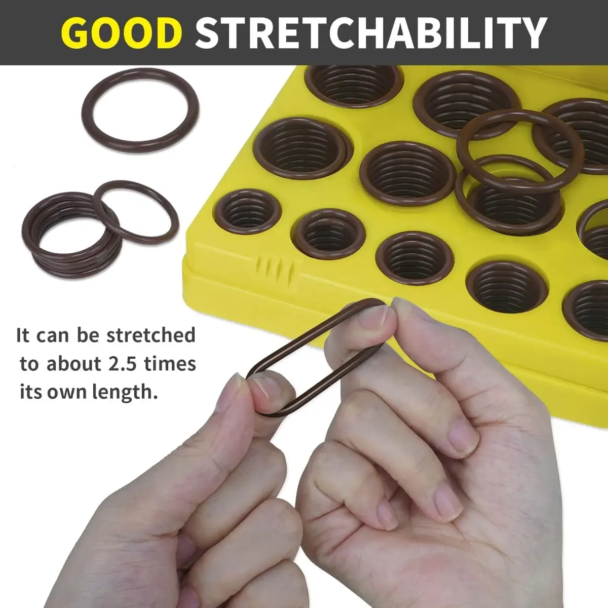 ZDBB Viton O Ring Kit 386 Pcs Metric 30 Sizes | High Temp & Chemical Resistant Assortment for Plumbing & Automotive - view 7