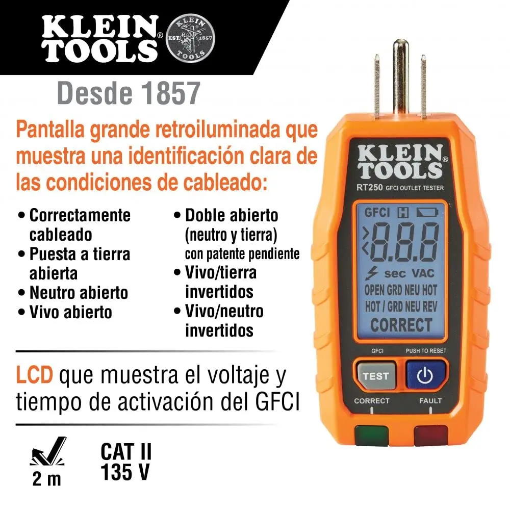 General Tools 4-in-1 Pin/Pinless Moisture & Mold Detector | Dual LCD & Alarm, 5-50% Wood, 1.5-33% Building Materials, 9V Battery - view 7