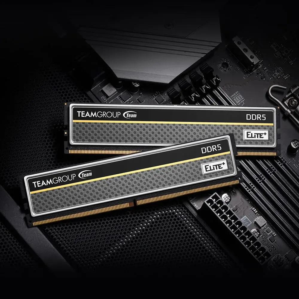 TEAMGROUP Elite Plus DDR5 16GB 6000MHz PC5-48000 CL48 UDIMM Desktop Memory Module Ram (Black) - view 6