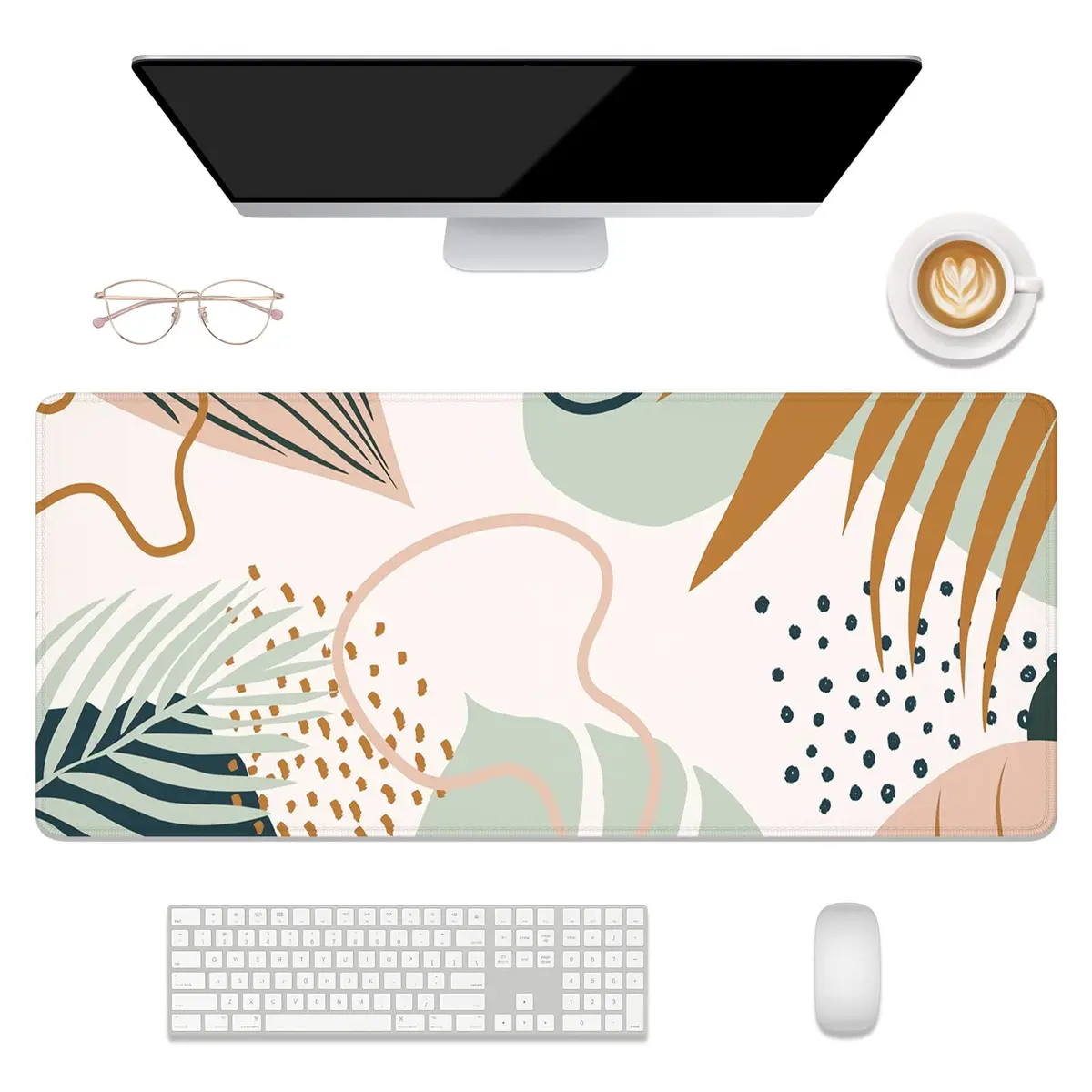 Niniubye Desk Mat 32" x 12" XXL Large Gaming Mouse Pad Desktop Decor Office Supplies - view 2