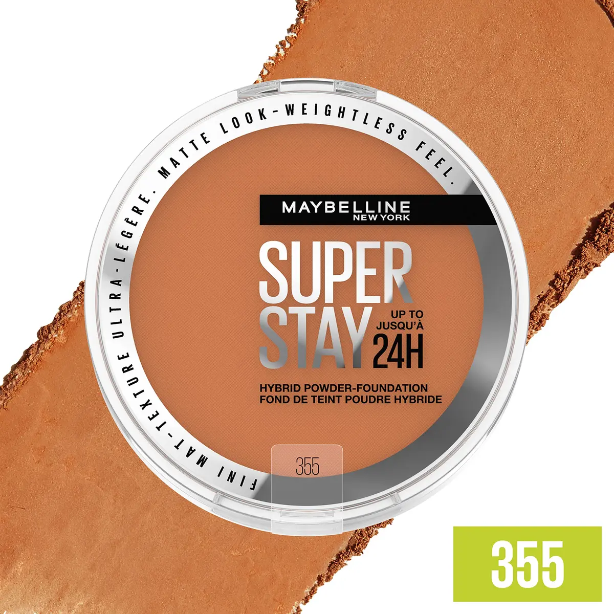 Maybelline Super Stay Hybrid Powder Foundation 0.2 Oz | Up to 24HR Matte Finish, Medium-to-Full Coverage, Water & Sweat Resistant - view 3
