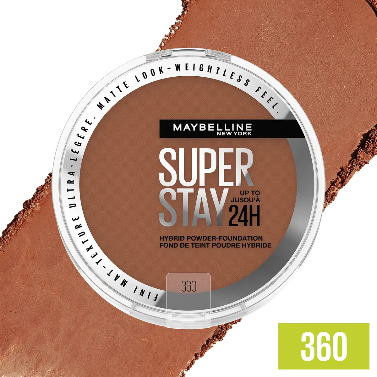 Maybelline Super Stay Powder Foundation 0.2oz | Up to 24HR Matte Finish, Medium-to-Full Coverage, USA Made - view 3