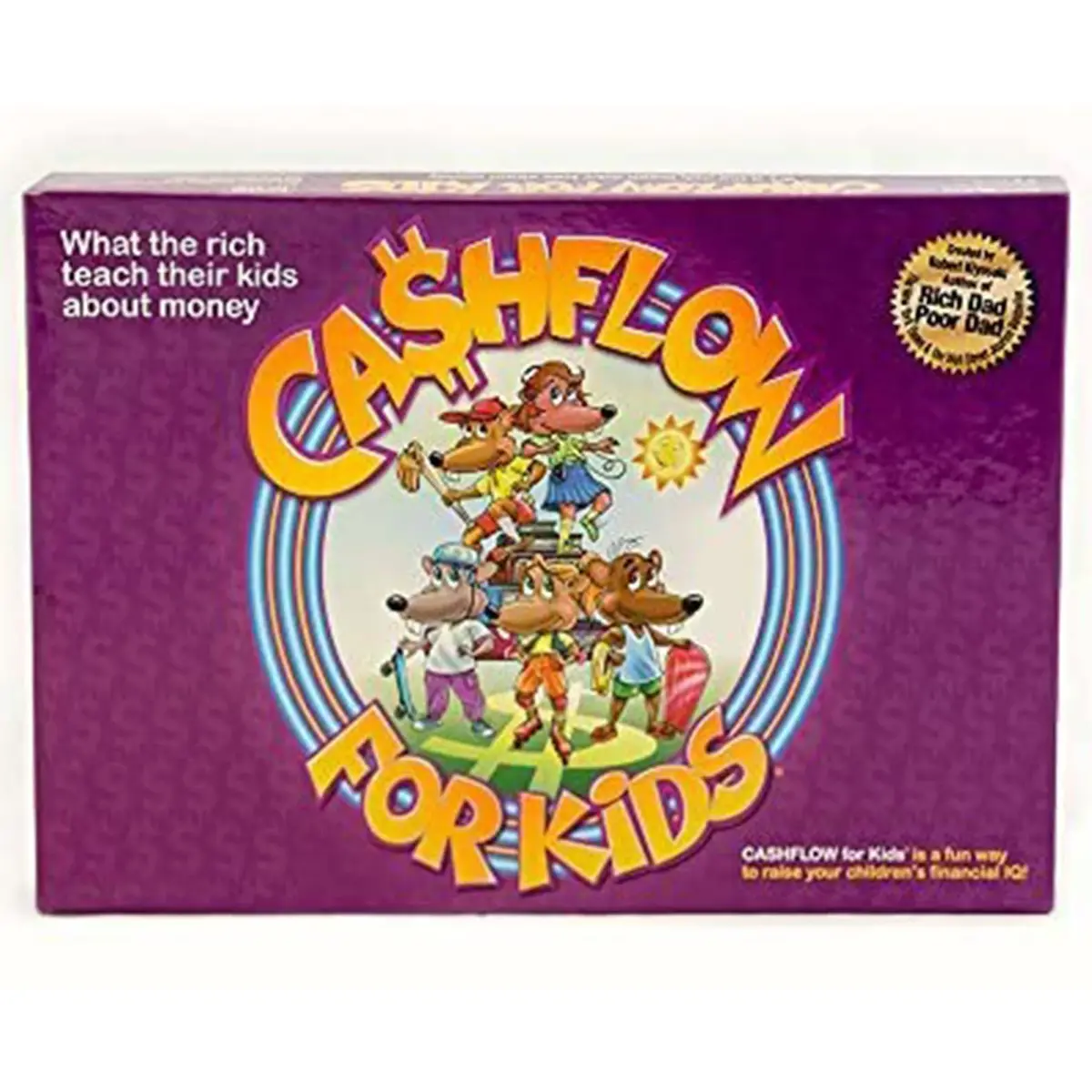 Rich Dad How To Get Out Of The Rat Race Board Game Set Adult & Kid Version | Educational Financial Literacy Learning Game for Ages 6+ (2-Pack) - view 7
