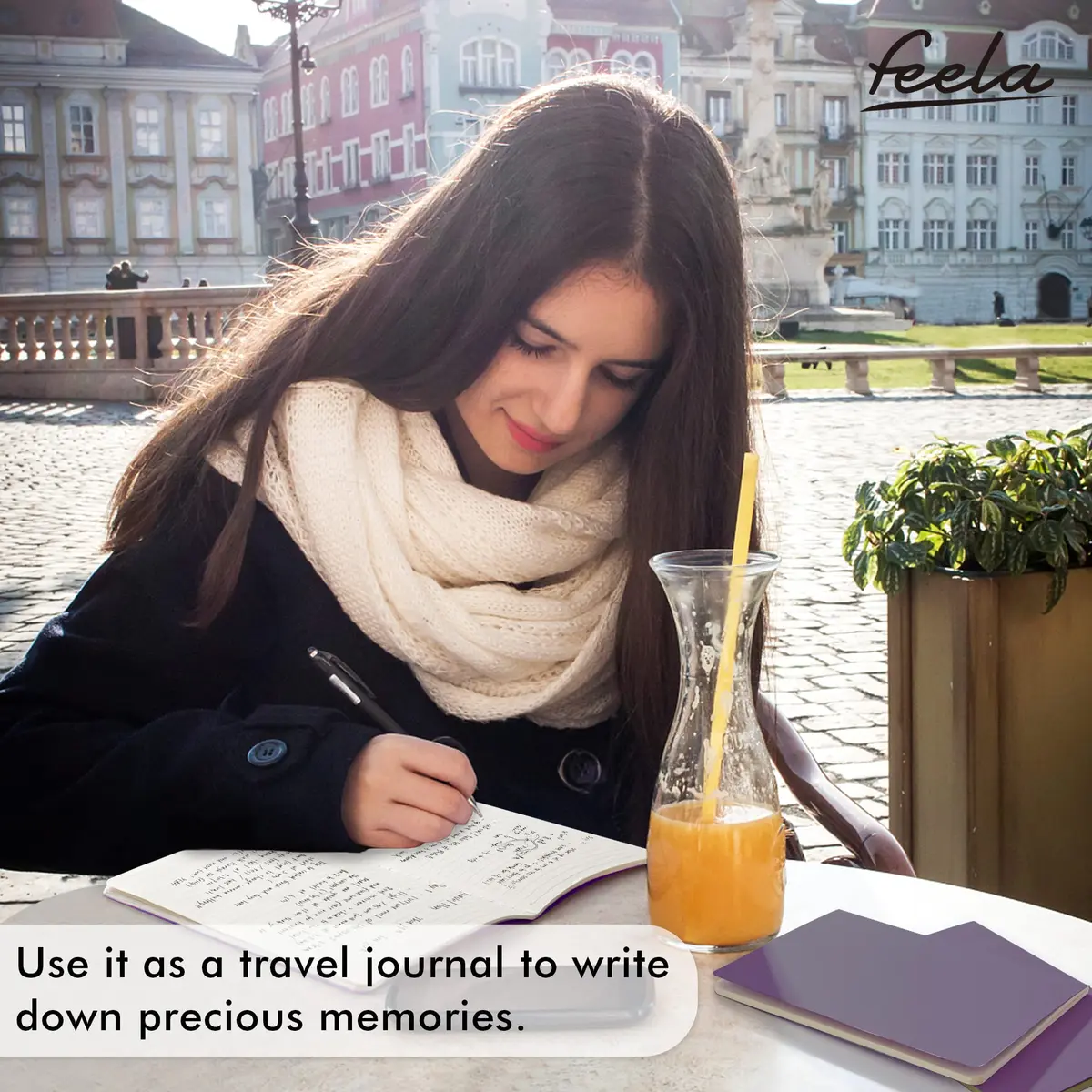 Feela 36 Pack Soft Cover Journal 8.2” x 5.5” | Bulk Travel & Note Book for Women Men - view 8