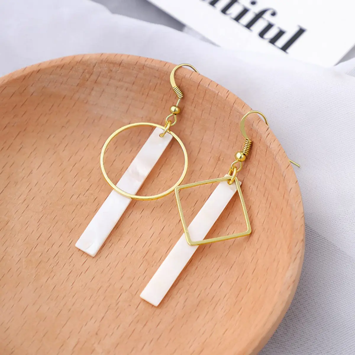 Ximalun Jewelry Findings 120pcs | 3 Shapes, Gold & Silver, 20-30mm | DIY Earring & Jewelry Supplies - view 4