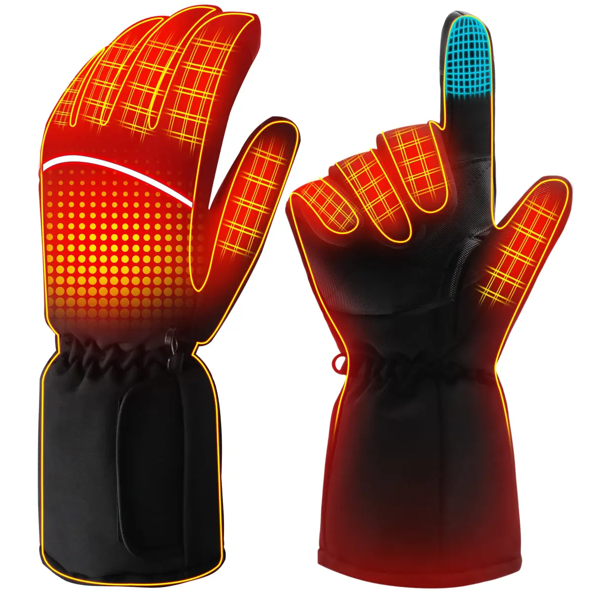 Magnolia Heated Gloves for Men Women | Battery Powered Electric Hand Warmers for Cold Weather - main product image