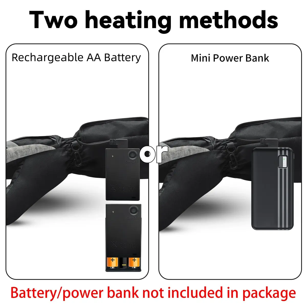 Magnolia Heated Gloves for Men Women | Battery Powered Electric Hand Warmers for Cold Weather - view 5